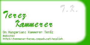 terez kammerer business card